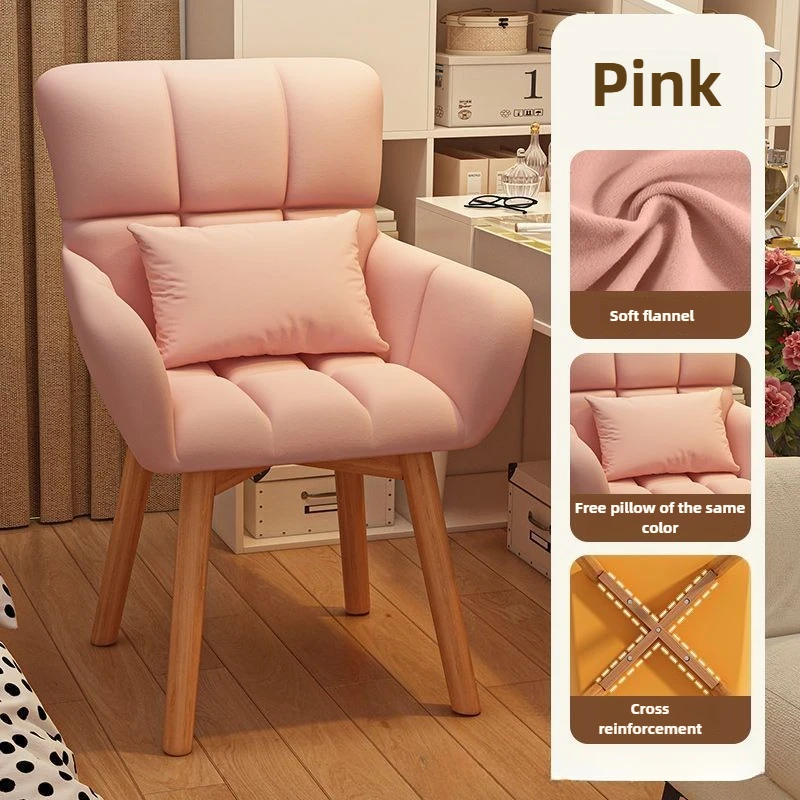 Home Office Minimalist - Cadeira de vestir feminina, cadeira giratória
