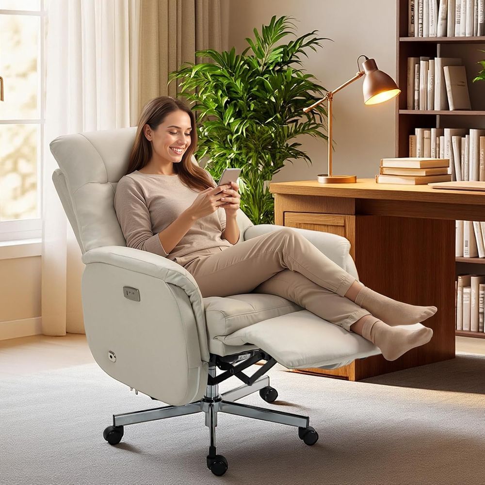 Ergonomic Office Chair - Cadeira de escritório ergonômica reclinável com