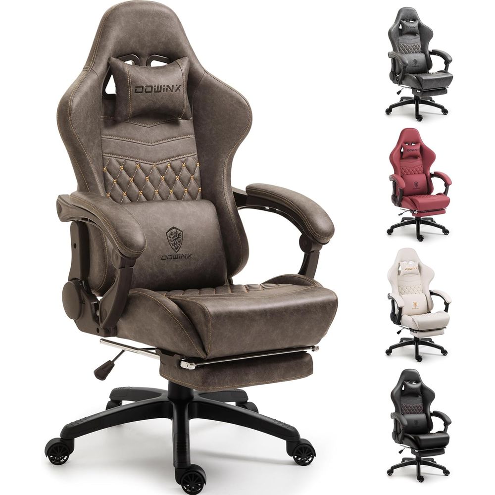 Ergonomic Office Chair - Cadeira de Jogos Vintage Grande e