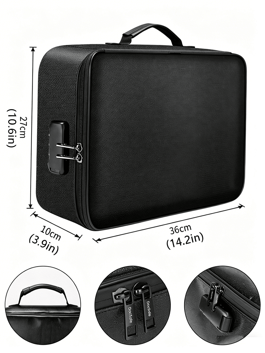 Home Office For Passport - Maleta de grande capacidade, organizador de