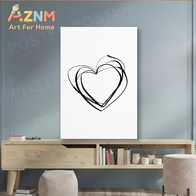 1 peça de pôster minimalista c - Home Office Minimalist avaliação e preço