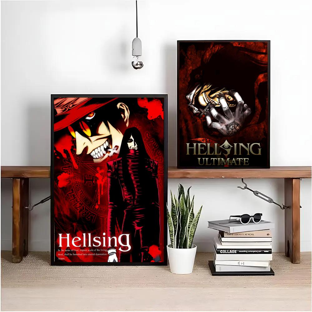 H-Hellsing U-Ultimate Poster H - Home Office Wallpaper avaliação e preço