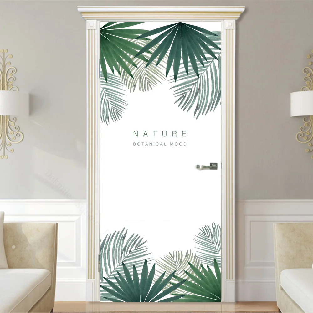 Adesivo de porta 3d folha plan - Home Office Wallpaper avaliação e preço