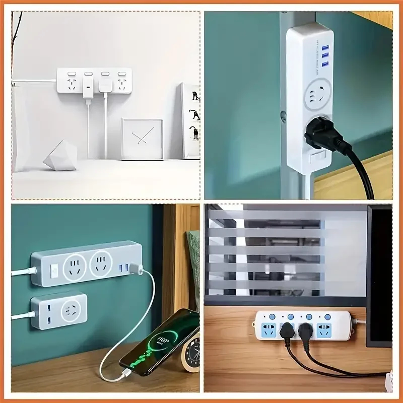 1/2/5/10PCS Organizador de Cab - Power Strip Desk avaliação e preço