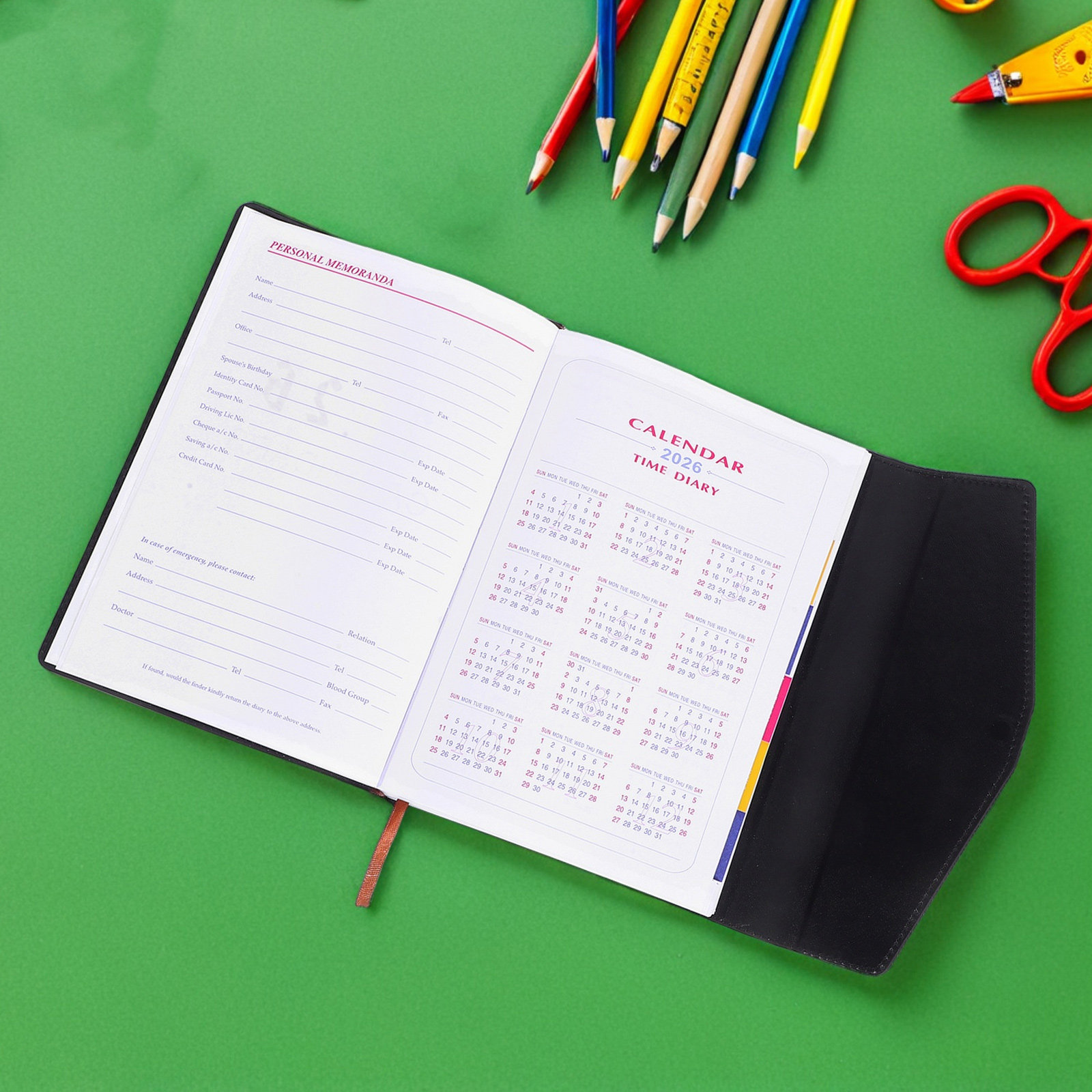 Agenda diária com 365 páginas, - Home Office 365 avaliação e preço