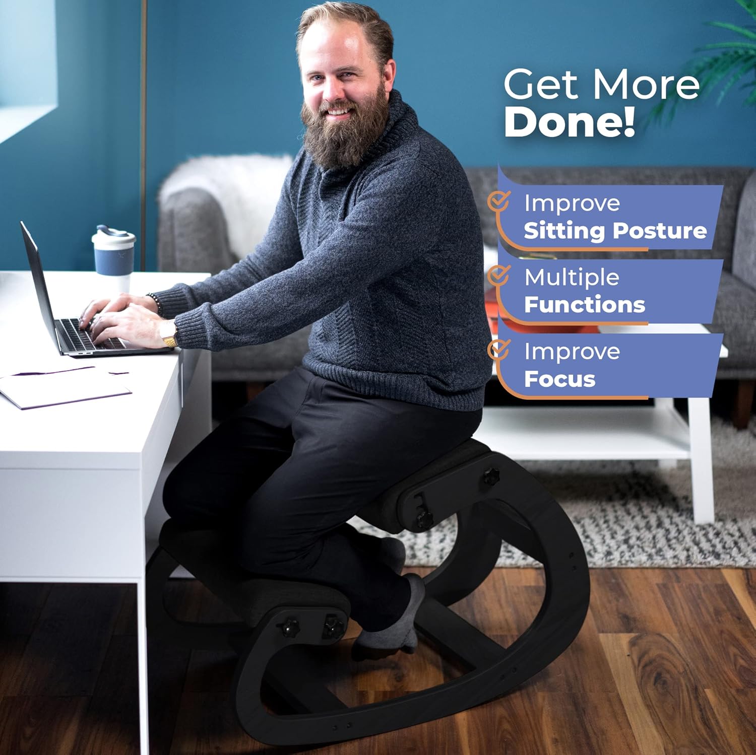 Cadeira Ergonômica de Madeira  - Ergonomic Office Chair avaliação e preço