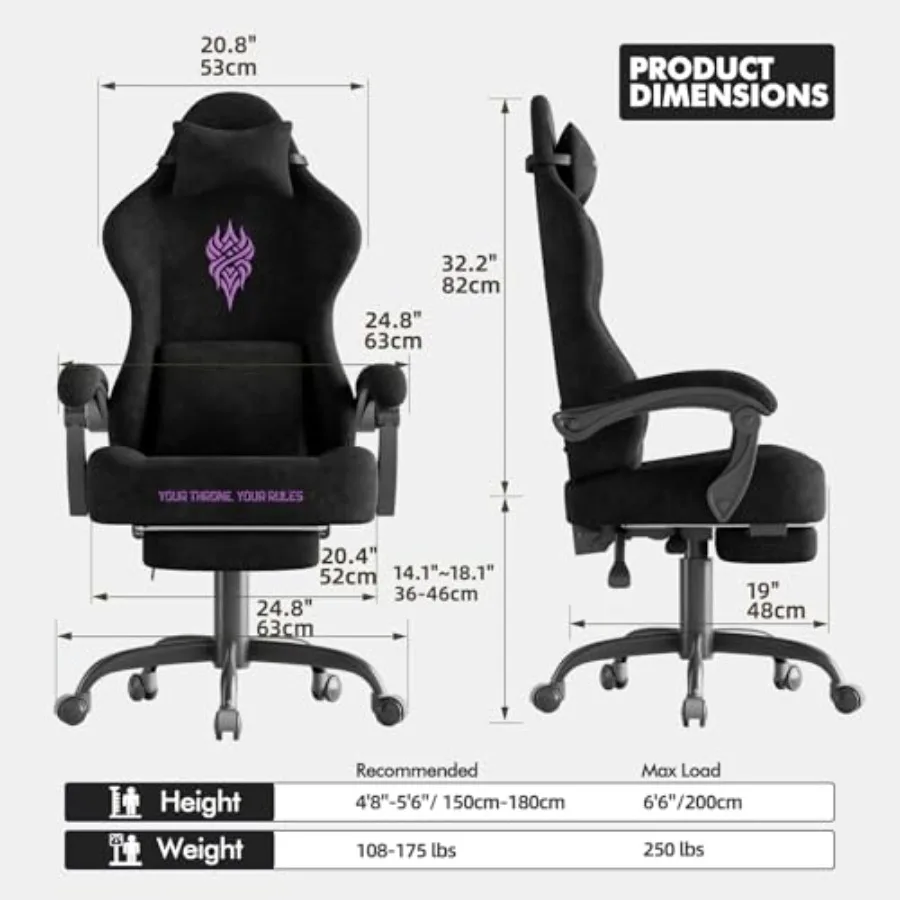 Cadeiras de jogos para videojo - Ergonomic Office Chair avaliação e preço