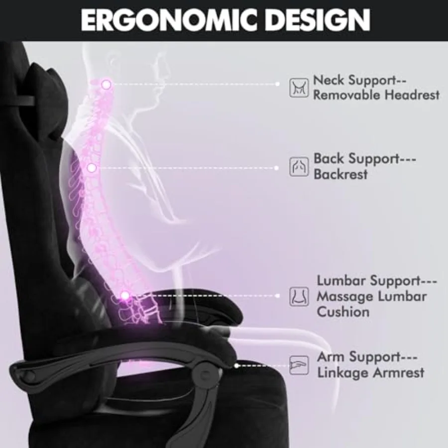 Cadeiras de jogos para videojo - Ergonomic Office Chair avaliação e preço