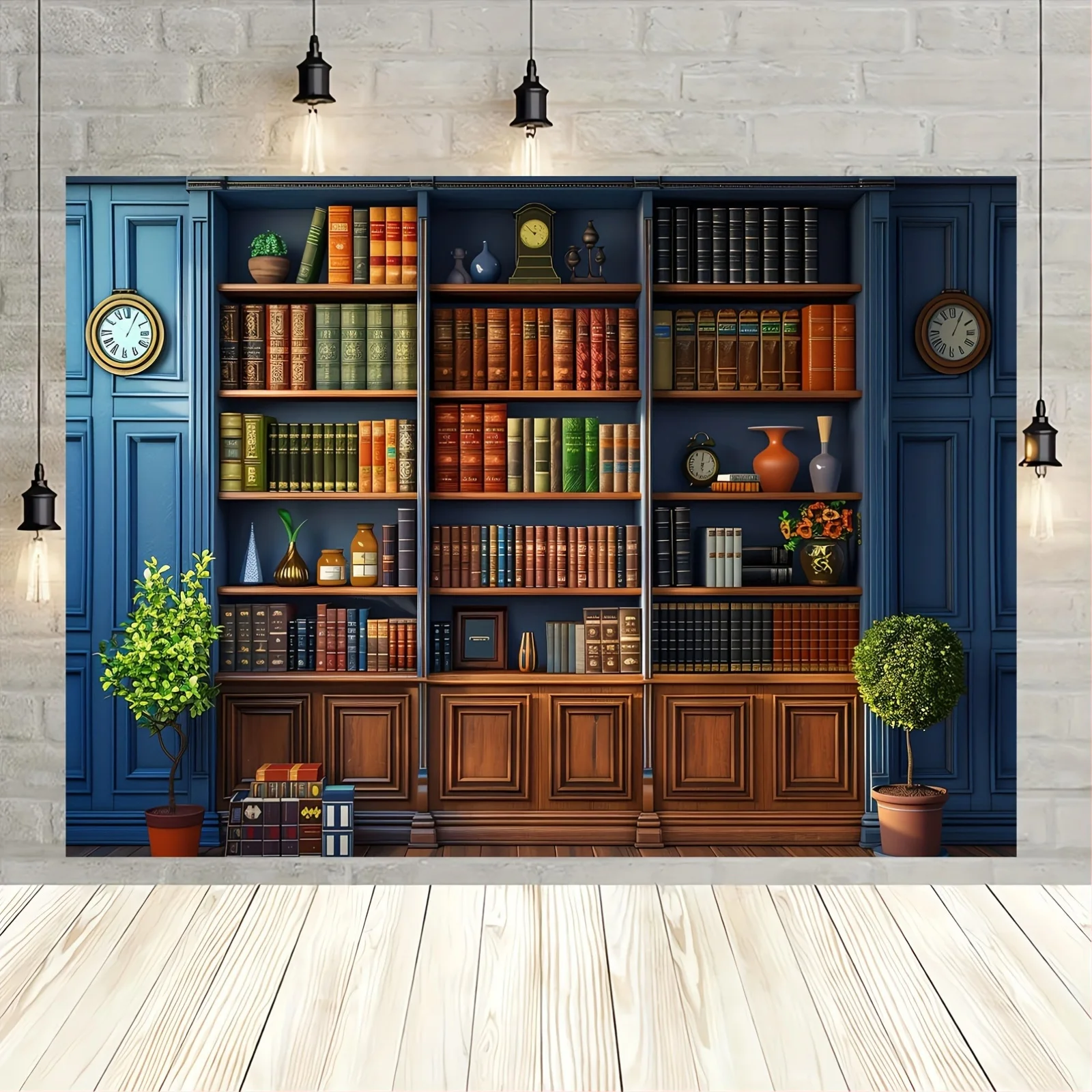 Um adereço de fundo de fotogra - Home Office Background avaliação e preço