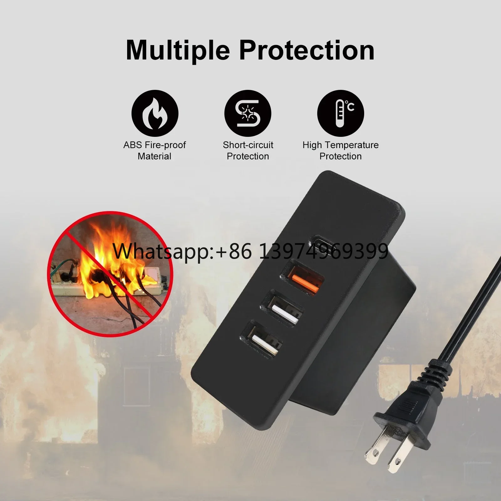 Tomada de Energia USB C Embuti - Power Strip Desk avaliação e preço