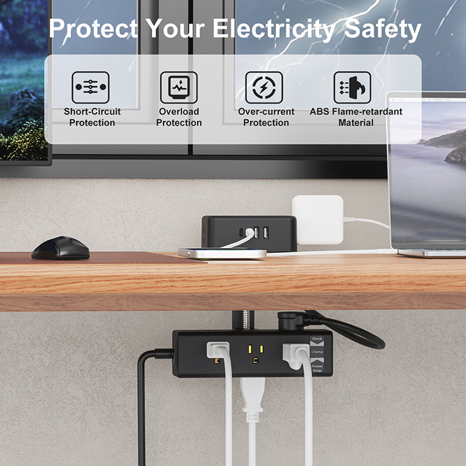 Tomada Múltipla 17 em 1 com Fi - Power Strip Desk avaliação e preço