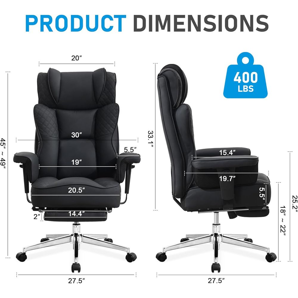 Cadeira de Escritório Grande e - Ergonomic Office Chair avaliação e preço