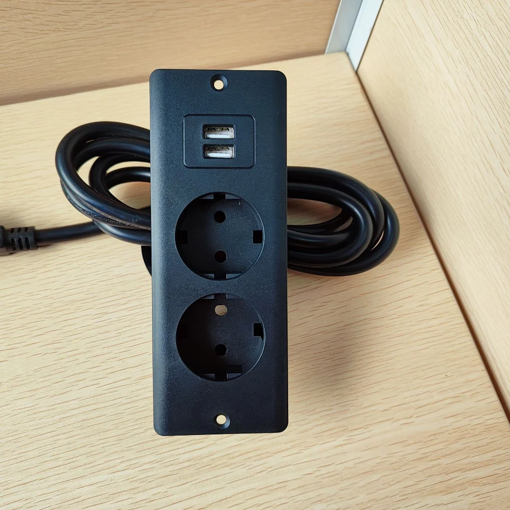 EU KR-Tomadas elétricas embuti - Power Strip Desk avaliação e preço