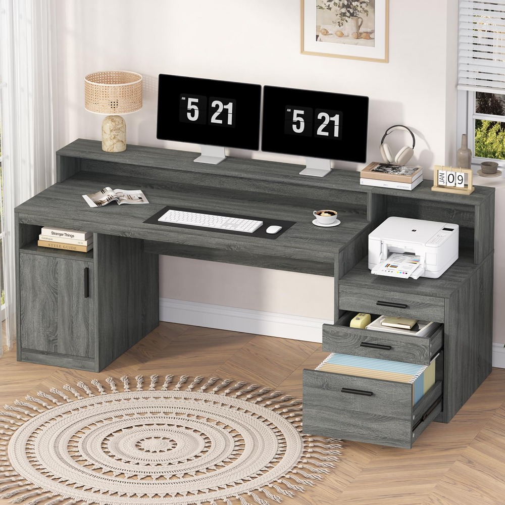 Mesa de Computador de 65 Poleg - Home Office 365 avaliação e preço